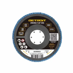 DETROIT 125mm 60-Grit Zirconia Angled Flap Disc