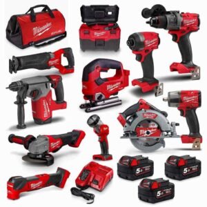 MILWAUKEE 18V FUEL™ 11 Piece 3 x 5.0Ah Combo Kit Power Pack