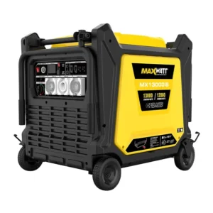 MAXWATT 13000W Electric/Remote Start w/ 2 Wire Auto Start Digital Inverter Generator