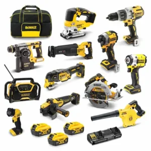 DEWALT 18V XR Brushless 12 Piece 3 x 5.0Ah Combo Kit