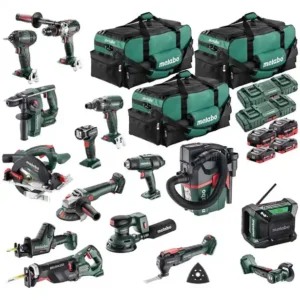 METABO 18V Brushless 15 Piece 2 x 5.5Ah / 2 x 4.0Ah