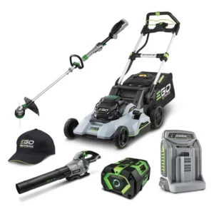 EGO POWER+ 56V 1 x 7.5Ah 52cm Self-Propelled Mower & Line Trimmer & Blower Kit LMSTLB2135E-SP