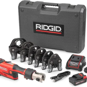 Ridgid 67178 RP 351 Press Tool Kit, Battery and Charger, 1/2" - 2" ProPress Jaws
