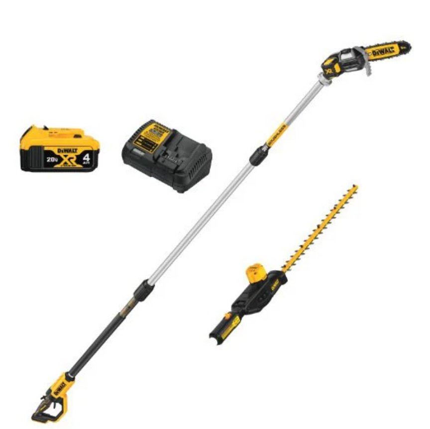 DeWalt DCKO86M1 20V Pole Hedge & Pole Saw Combo Kit
