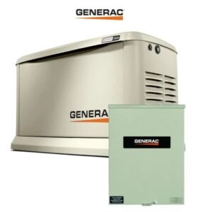 Generac Guardian Series 26kW (120 / 240V) Single-Phase Air Cooled Multi-Fuel Standby Generator with 400a Automatic Transfer Switch and Wi-Fi N/A Alternate Image Alternate Image Alternate Image Alternate Image Alternate Image Alternate Image Alternate Image Alternate Image Alternate Image Alternate Image Generac Guardian Series 26kW (120 / 240V) Single-Phase Air Cooled Multi-Fuel Standby Generator with 400a Automatic Transfer Switch and Wi-Fi