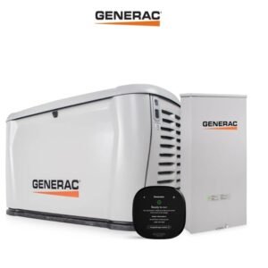Generac 28 kW (240 V) Single-Phase Air Cooled Multi-Fuel Standby Generator with 200A Automatic Transfer Switch and Ecobee Thermostat