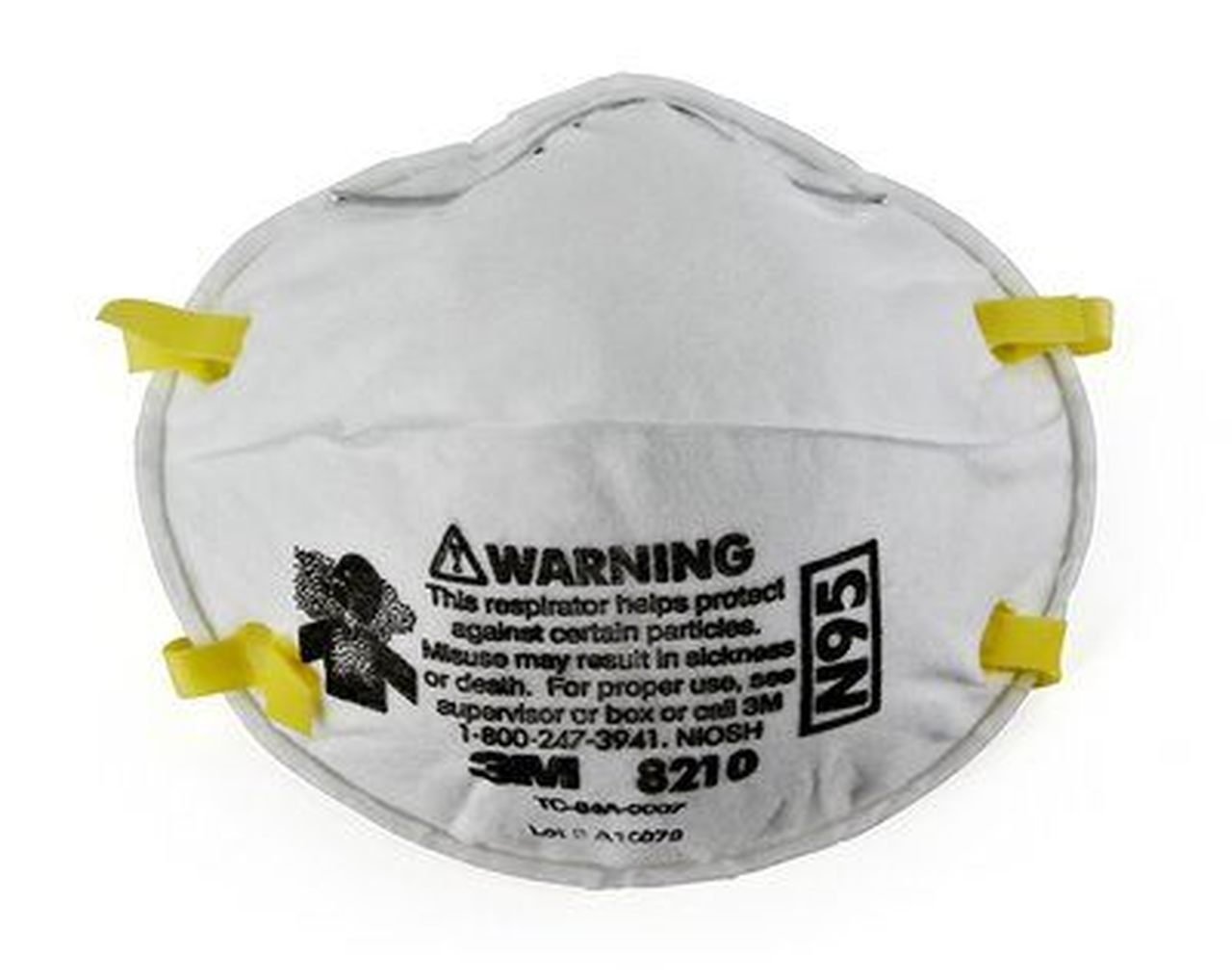 N95 Particulate Respirator Mask, NIOSH Approved - (Box of 20)