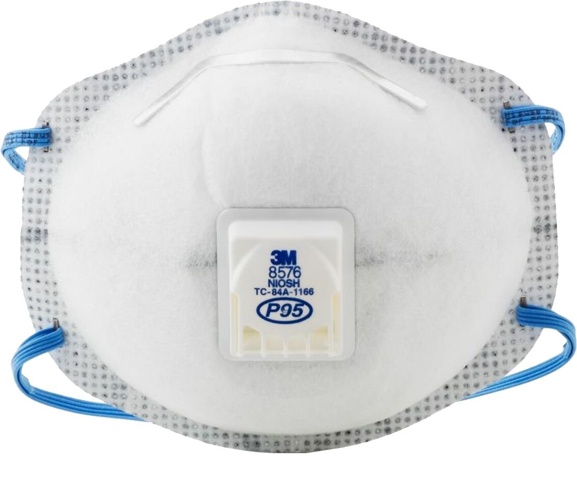 P95 Particulate Respirator with Nuisance Level Acid Gas Relief - (Box of 10)