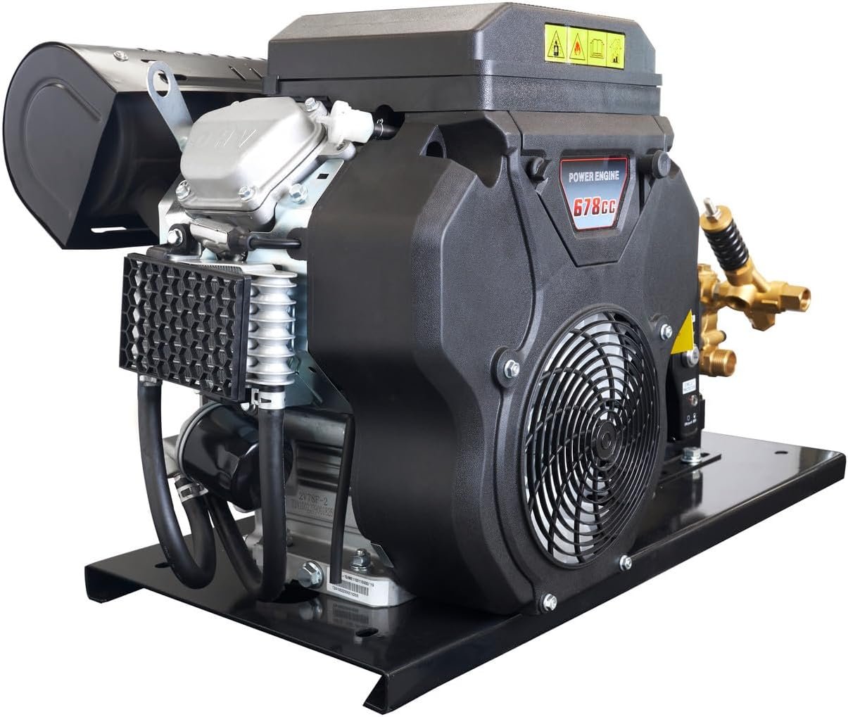 Canpump Gas Pressure Washer: 3500 psi @ 9.2 US gpm, 22 hp Loncin Engine w/Electric Start, CT 3510 S Belt Drive Triplex Pump w/External Unloader, Industrial Grade - Image 2