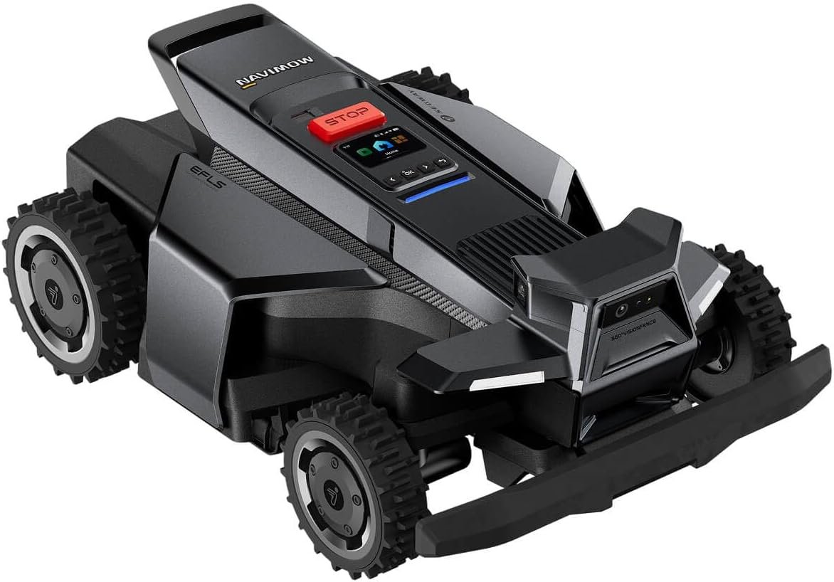 Segway Navimow X450 Robot Lawn Mower Wire Free, for up to 1.5 Acres, 4WD for 84% Slopes, Zero-Turn for Damage-Free Mowing, ORV-Tuned Lawnmower, MowMentum with 2 × 180W Motors, 0.75–4 in Cutting Height