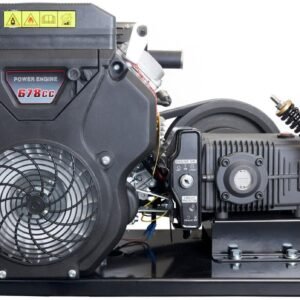 Canpump Gas Pressure Washer: 3500 psi @ 9.2 US gpm, 22 hp Loncin Engine w/Electric Start, CT 3510 S Belt Drive Triplex Pump w/External Unloader, Industrial Grade