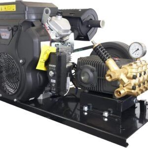 Canpump Belt Drive High Flow Pressure Washer 2200 PSI, 13.2 GPM – Triplex Power Washer Pump, 22 HP Loncin Engine – Electric Start, Industrial Grade, Fully Serviceable w/External Unloader