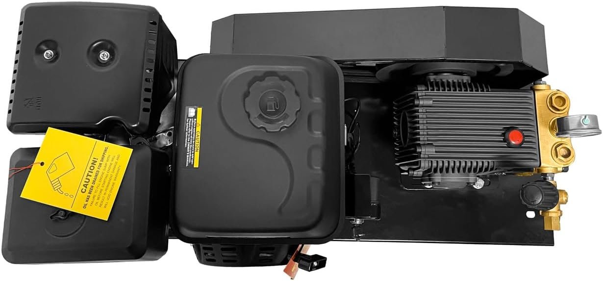 Canpump Belt Drive High Flow Pressure Washer 1900 PSI, 9.2 GPM – Triplex Power Washer Pump, 13 HP Loncin Engine – Electric Start, Commercial Grade, Fully Serviceable w/External Unloader - Image 3