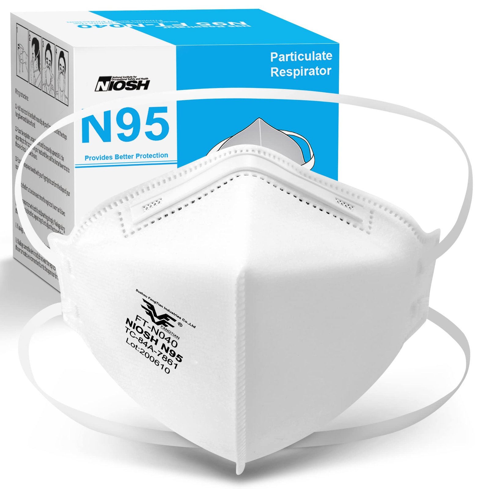 N95 Disposable Respirator - (Box of 10)