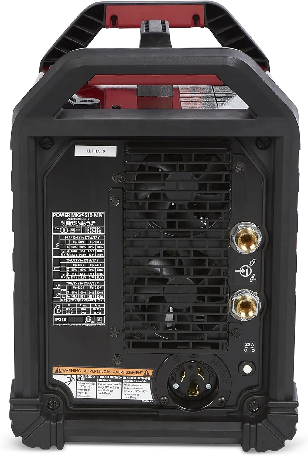 Lincoln Electric K4876-1 POWER MIG 215 MPi Multi-Process Welder - Image 3