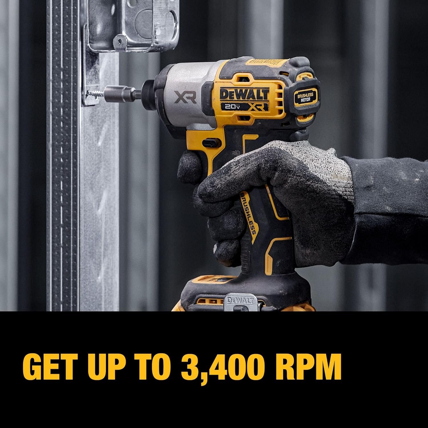 DEWALT 20V MAX XR Impact Driver and Hammer Drill Cordless Power Tool Combo Kit, Includes 2x 4ah POWERPACK Batteries and a Charger (DCK250QQ2) - Image 2